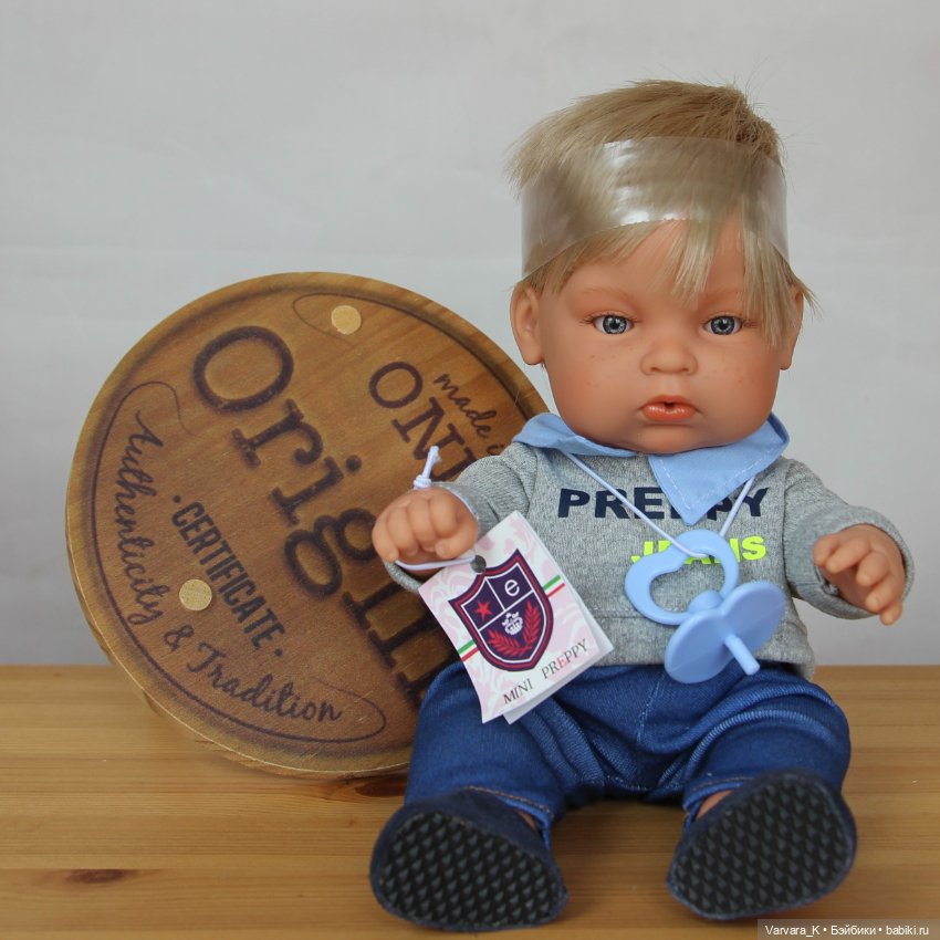 The Preppy and Endisa, кукла пупс мальчик, Preppy Mini , 28 см, 1 (фото 5)