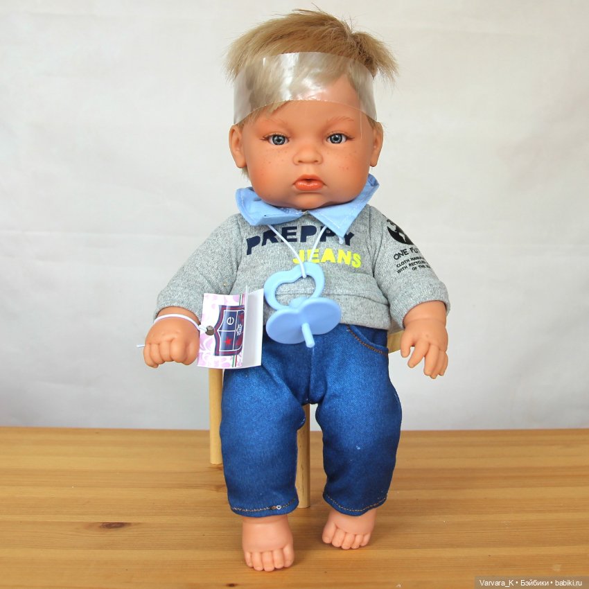 The Preppy and Endisa, кукла пупс мальчик, Preppy Mini , 28 см, 2 (фото 3)