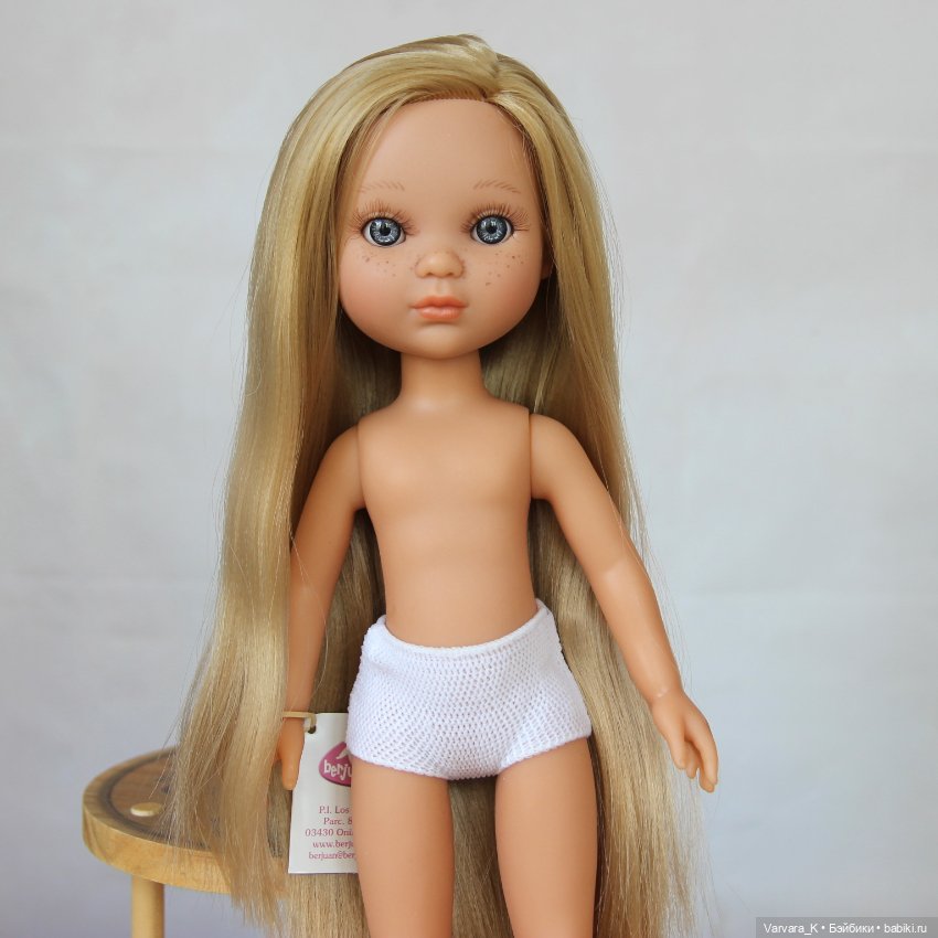 Berjuan кукла Ева блондинка, без одежды, 34 см, № 6 (фото 2)