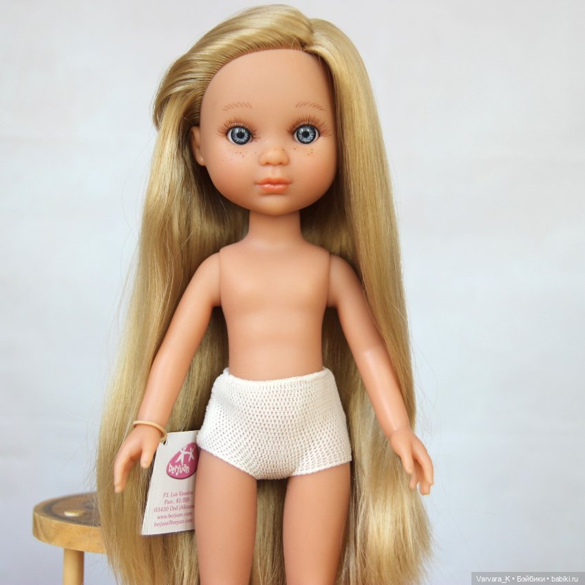 Berjuan кукла Ева блондинка, без одежды, 34 см, № 5 (фото 2)