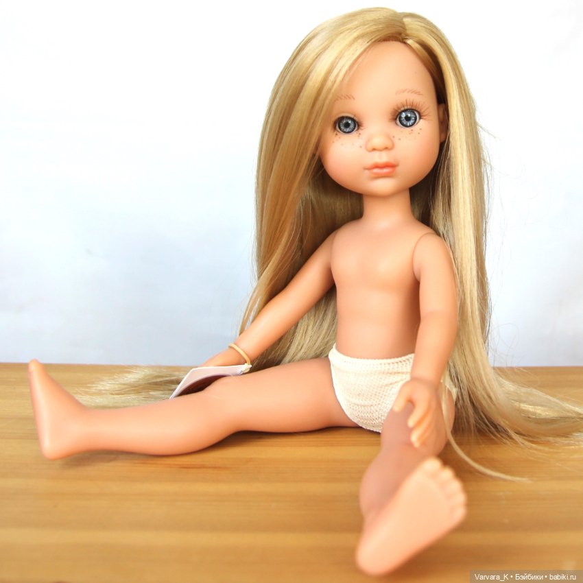 Berjuan кукла Ева блондинка, без одежды, 34 см, № 4