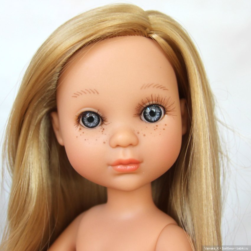 Berjuan кукла Ева блондинка, без одежды, 34 см, № 4