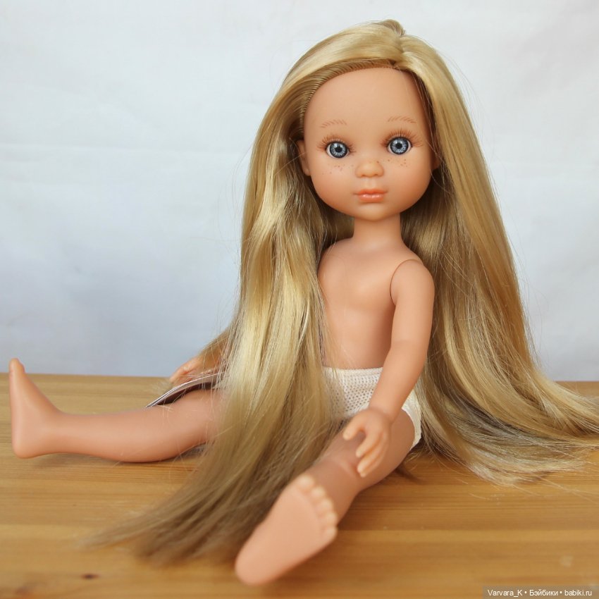 Berjuan кукла Ева блондинка, без одежды, 34 см, № 5