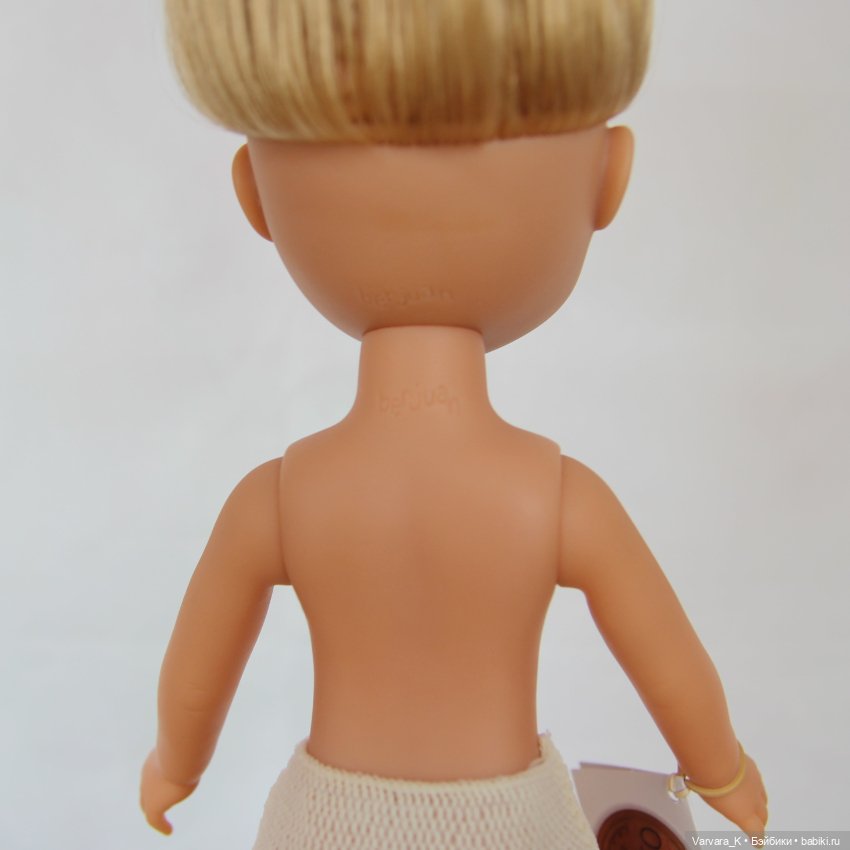 Berjuan кукла Ева блондинка, без одежды, 34 см, № 7