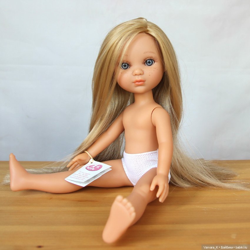 Berjuan кукла Ева блондинка, без одежды, 34 см, № 6 (фото 8)