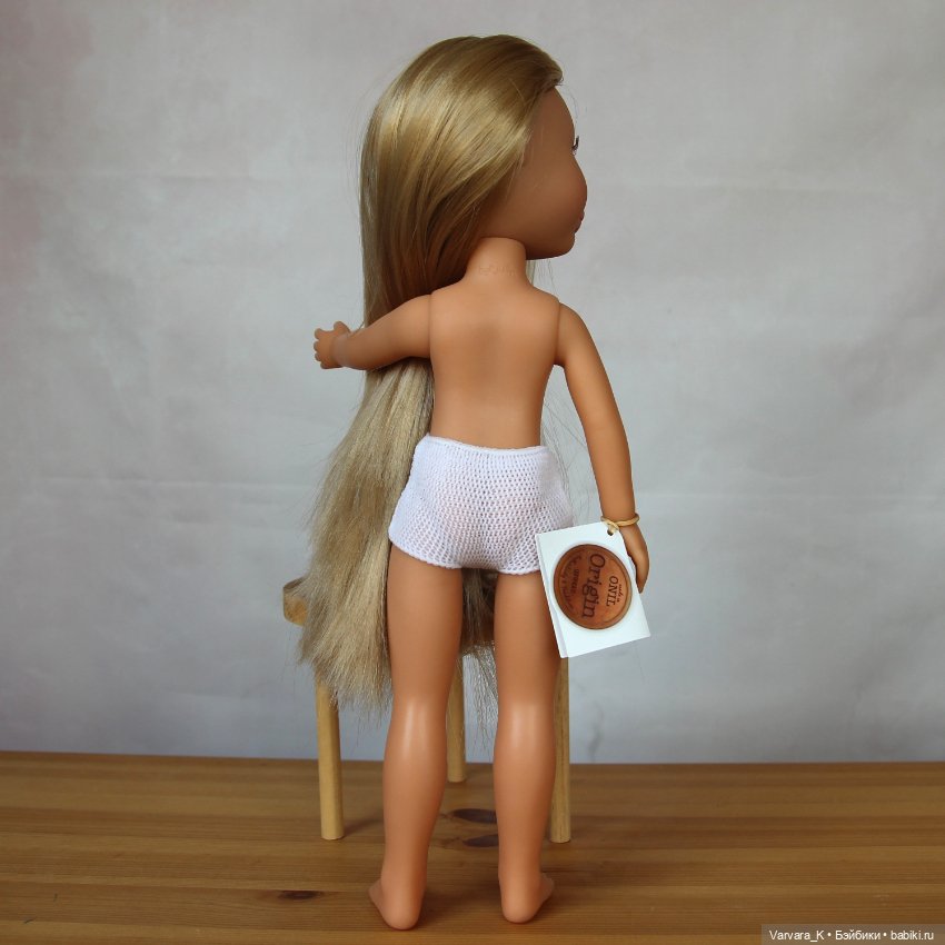 Berjuan кукла Ева блондинка, без одежды, 34 см, № 6 (фото 7)