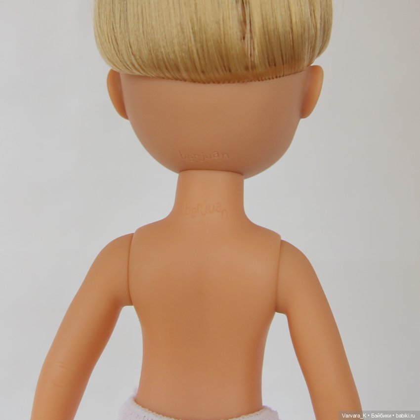 Berjuan кукла Ева блондинка, без одежды, 34 см, № 6