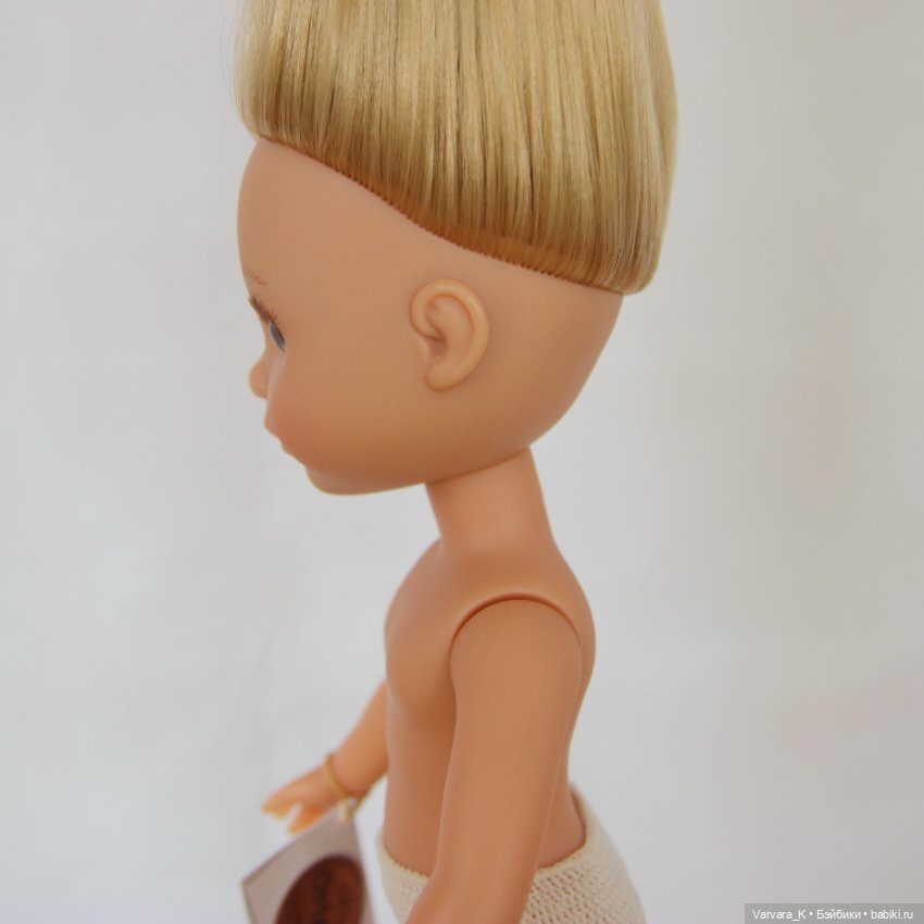 Berjuan кукла Ева блондинка, без одежды, 34 см, № 7