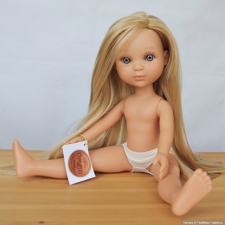 Berjuan кукла Ева блондинка, без одежды, 34 см, № 9