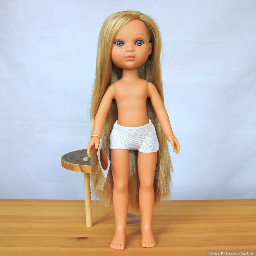 Berjuan кукла Ева блондинка, без одежды, 34 см, № 9