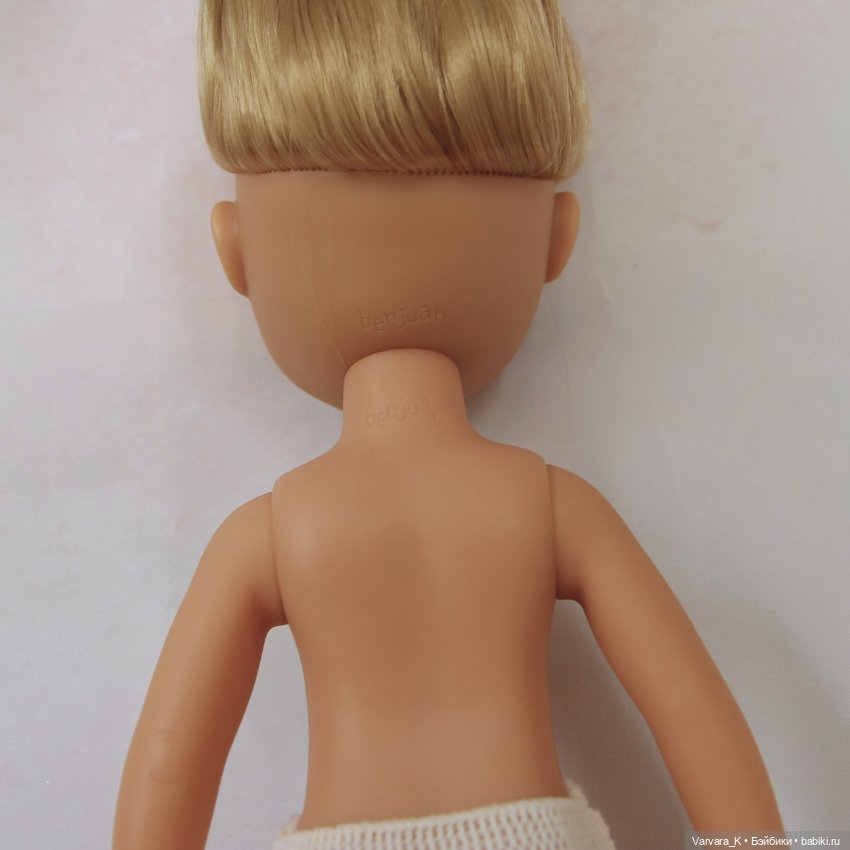 Berjuan кукла Ева блондинка, без одежды, 34 см, № 9 (фото 10)