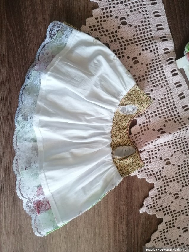 Лоскутное платье — Одежда для кукол (фото 7)