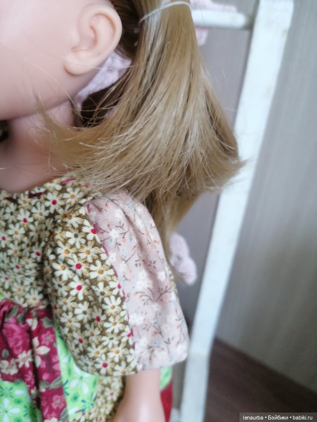 Лоскутное платье — Одежда для кукол (фото 3)