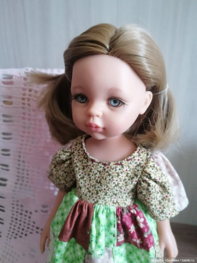 Лоскутное платье — Одежда для кукол (фото 2)