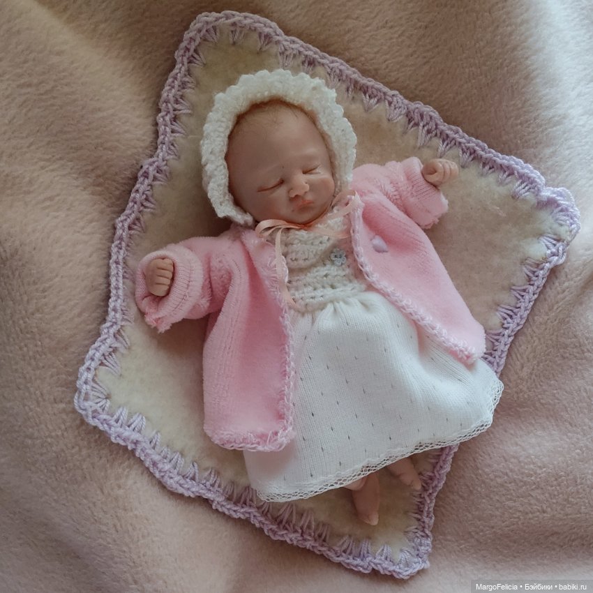 Куклы Reborn: Мини реборн кукла младенец девочка (фото 4)