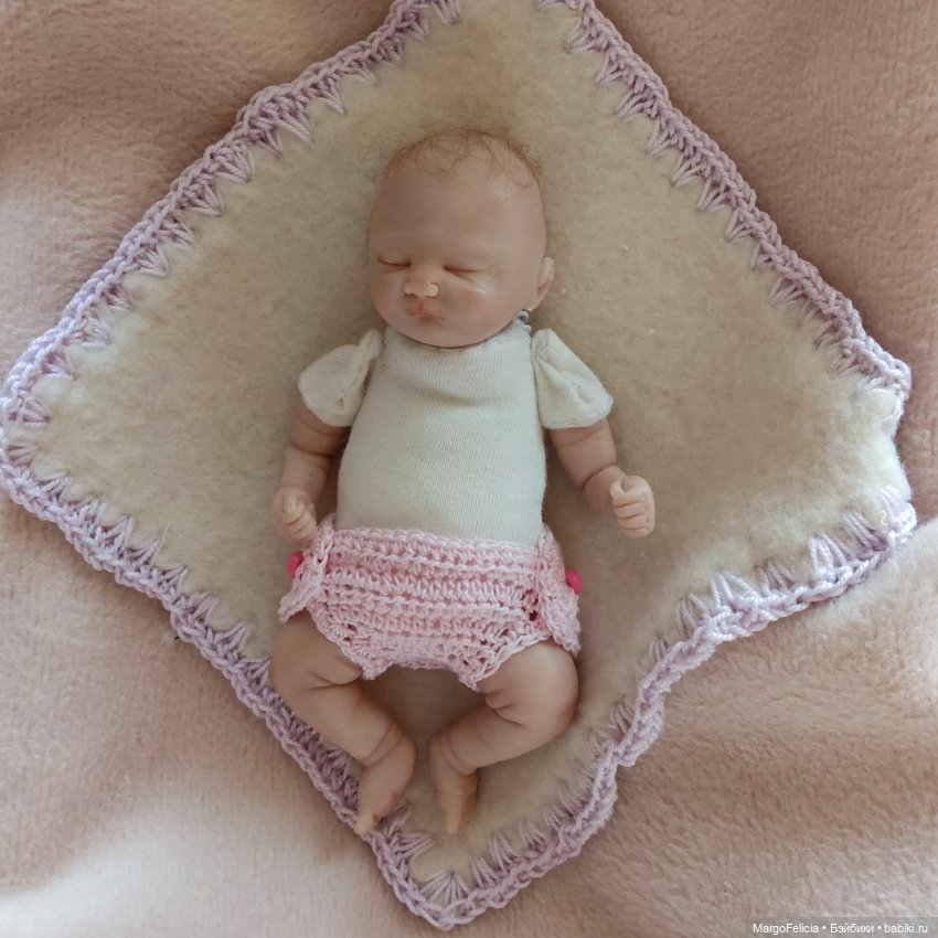Куклы Reborn: Мини реборн кукла младенец девочка (фото 5)