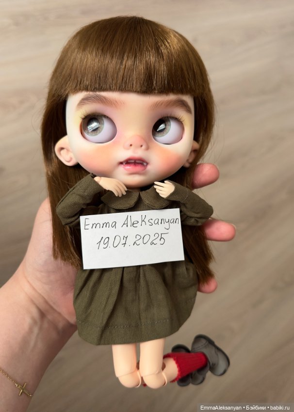 Блайз кастом с долепкой/ Blythe sculpted (фото 3)