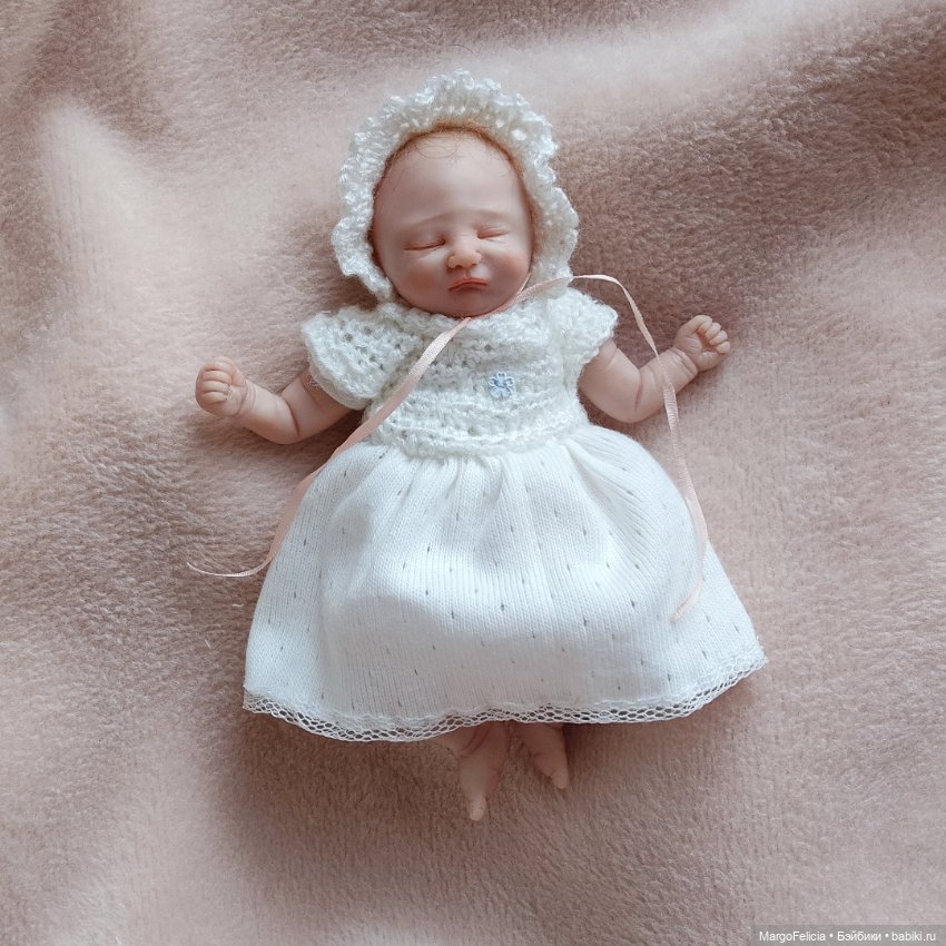 Куклы Reborn: Мини реборн кукла младенец девочка (фото 6)