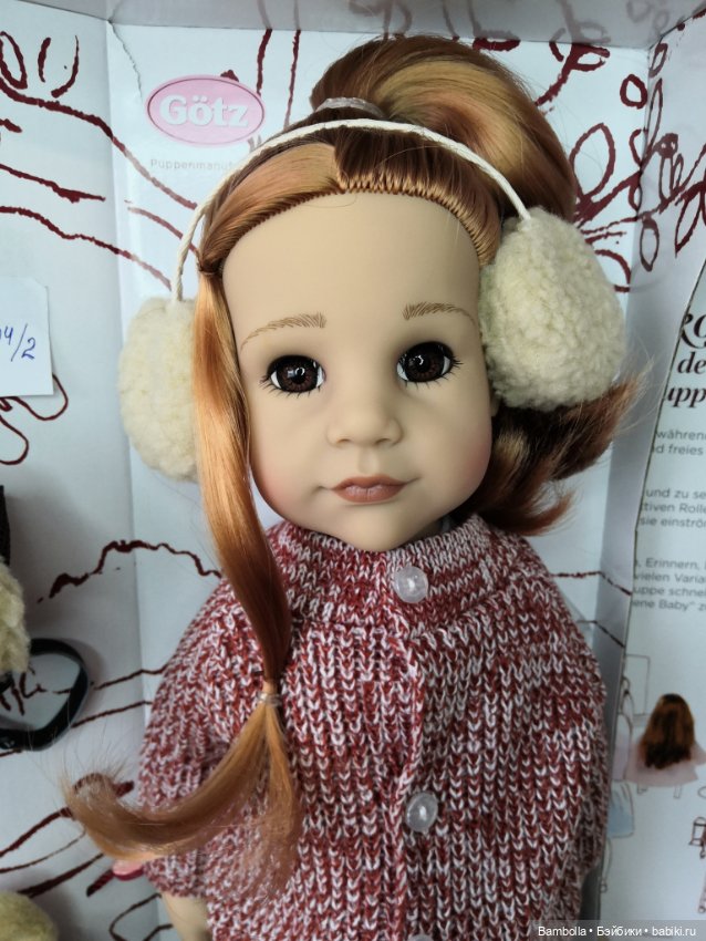 Куколка Ханна с собачкой фирмы Готц Gotz #04/2 (фото 4)