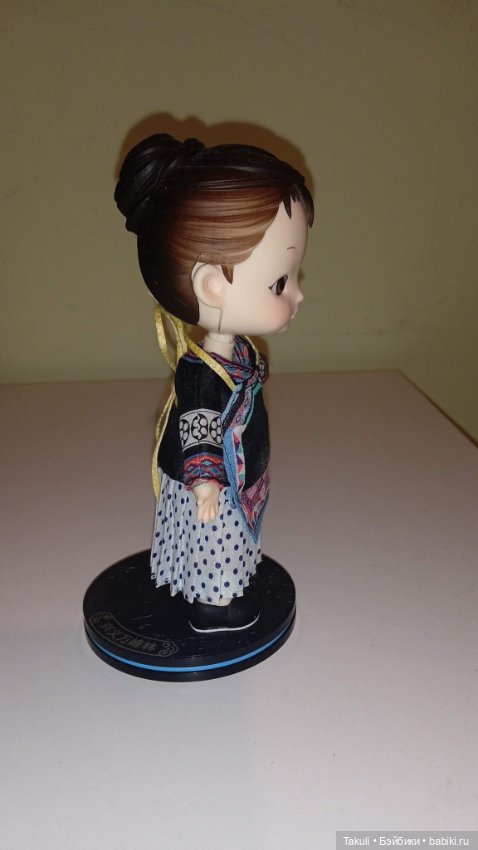 Шарнирная кукла в китайском национальном костюме (фото 3)