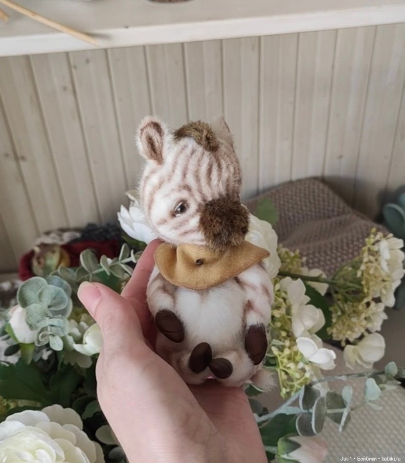 Тедди зебра — Авторские игрушки