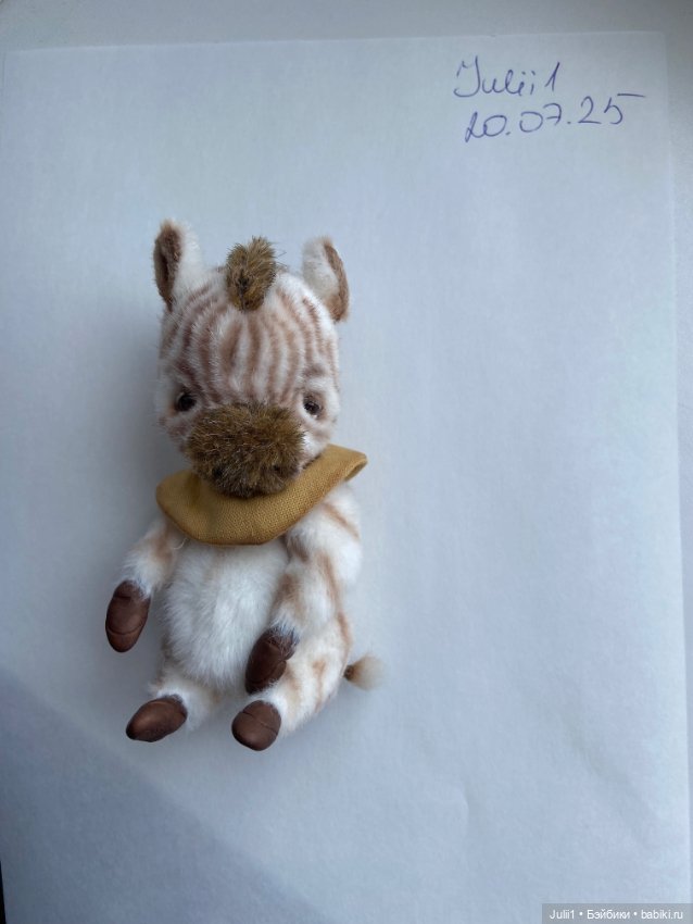 Тедди зебра — Авторские игрушки (фото 7)