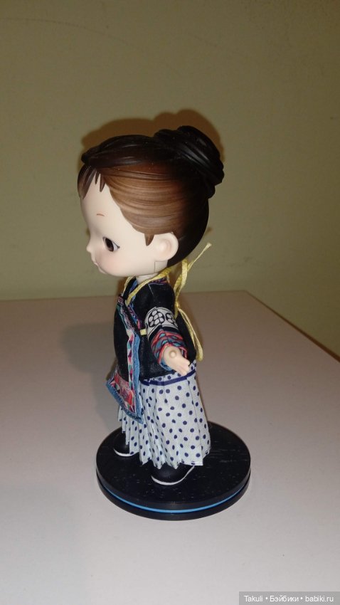 Шарнирная кукла в китайском национальном костюме (фото 2)