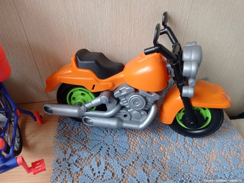 Велосипед и мотоцикл для кукол (фото 3)