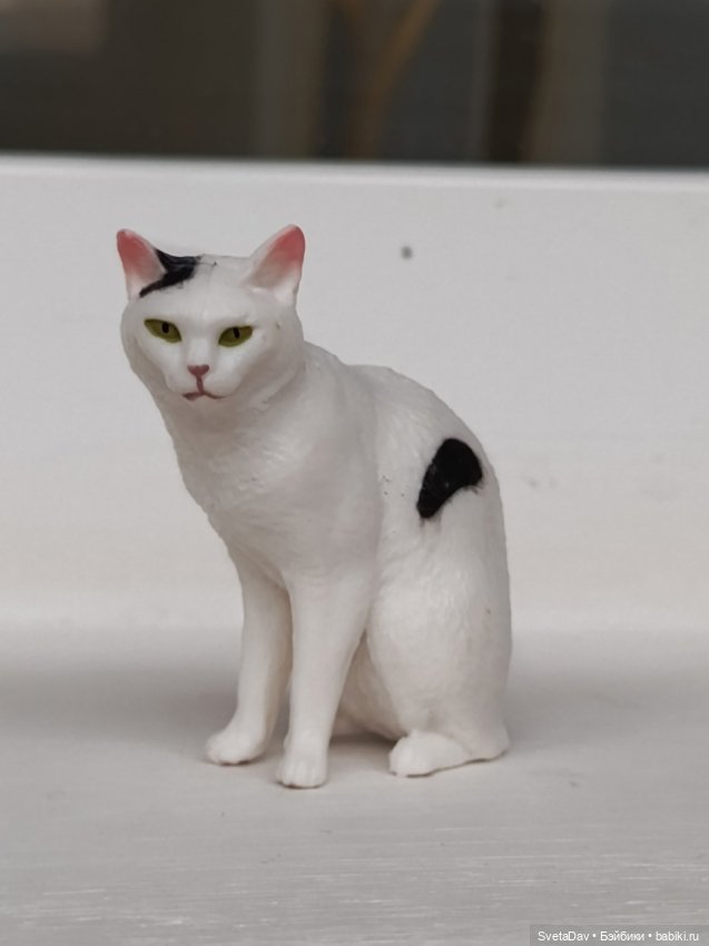 Журнал Барби мода 1994 года и статуэтки котики