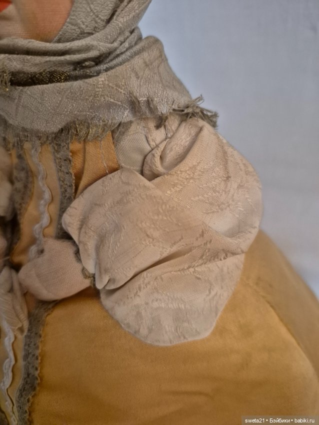 Кукла чайница СССР "Девушка в сарафане" (фото 6)