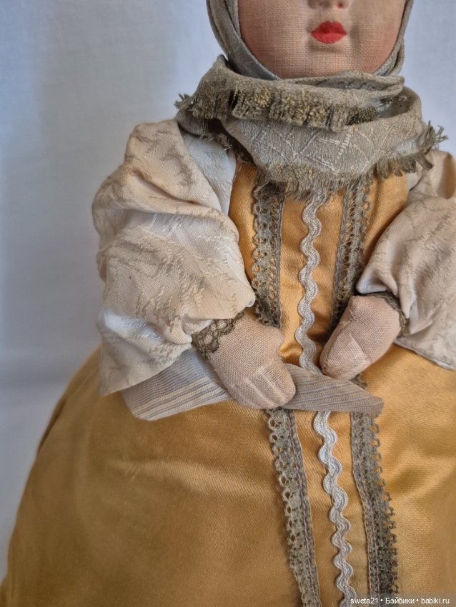 Кукла чайница СССР "Девушка в сарафане" (фото 5)