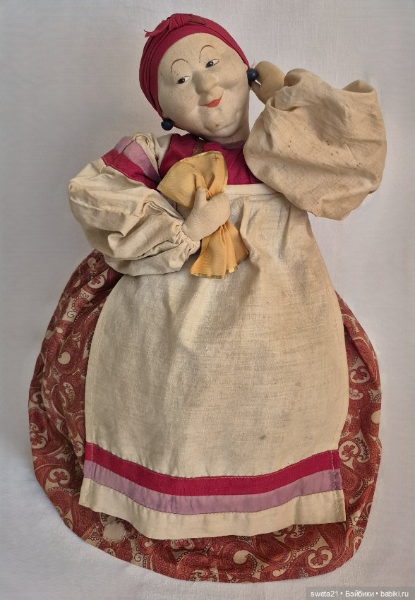 Кукла-грелка "Сплетница" — Винтажные куклы и игрушки детства
