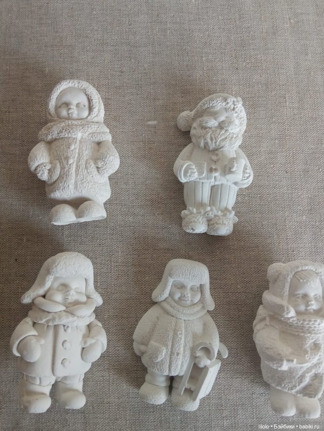 Гипсовые новогодние фигурки (фото 6)