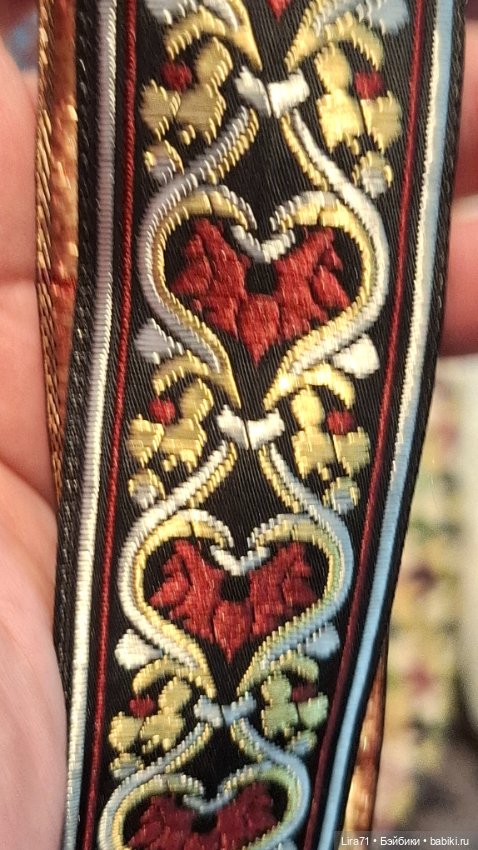 Тесьма винтажная жаккардовая (фото 3)