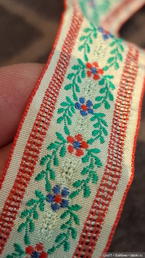 Тесьма винтажная вискоза — Кружево
