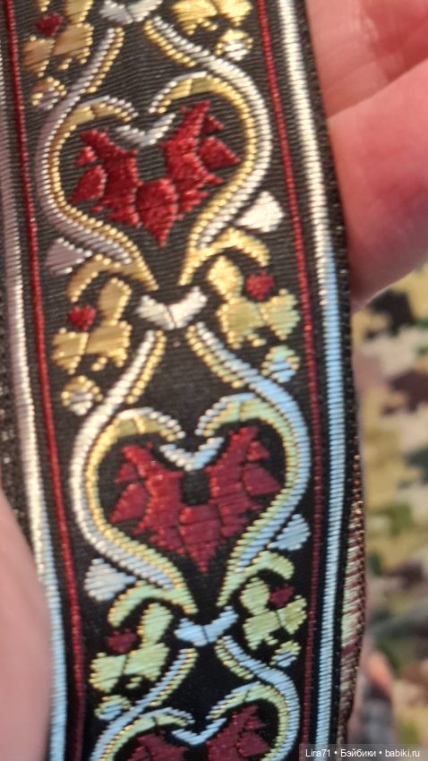 Тесьма винтажная жаккардовая (фото 2)