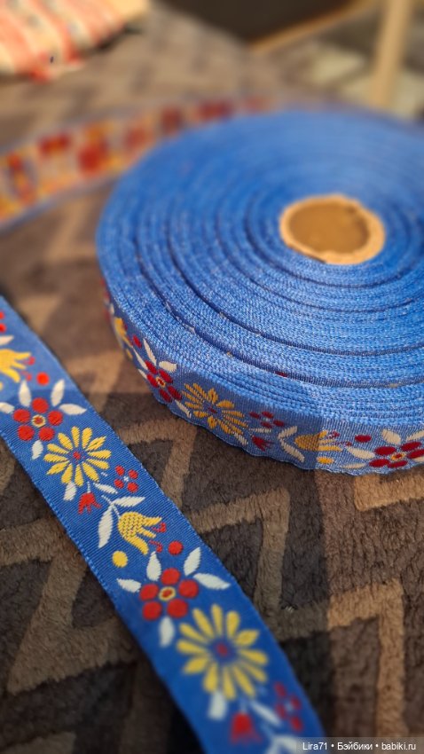 Тесьма винтажная жаккардовая (фото 7)