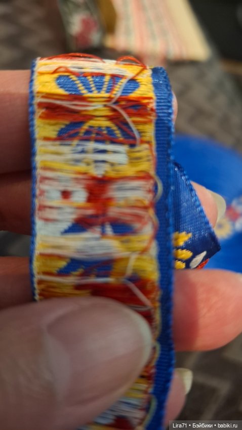Тесьма винтажная жаккардовая (фото 3)