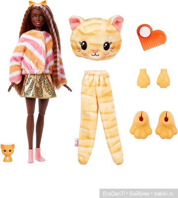 Тело от 2022 Barbie Series 1 Cutie Reveal Kitty Doll (HHG20) (фото 7)