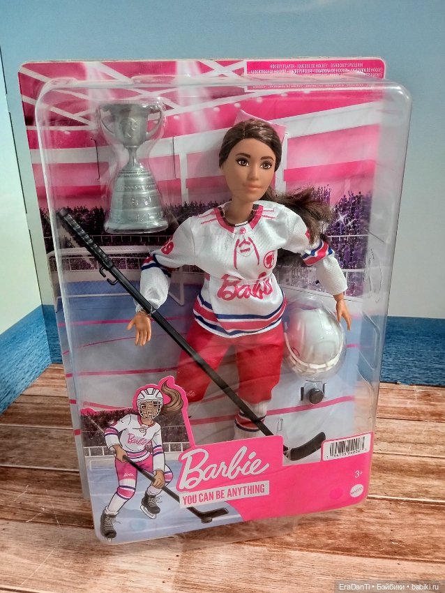 2021 Barbie You Can Be Anything Hockey Player (HFG74) (фото 7)