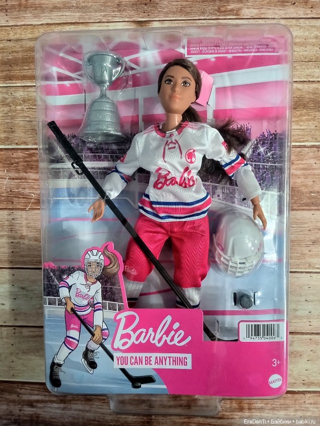 2021 Barbie You Can Be Anything Hockey Player (HFG74) (фото 8)