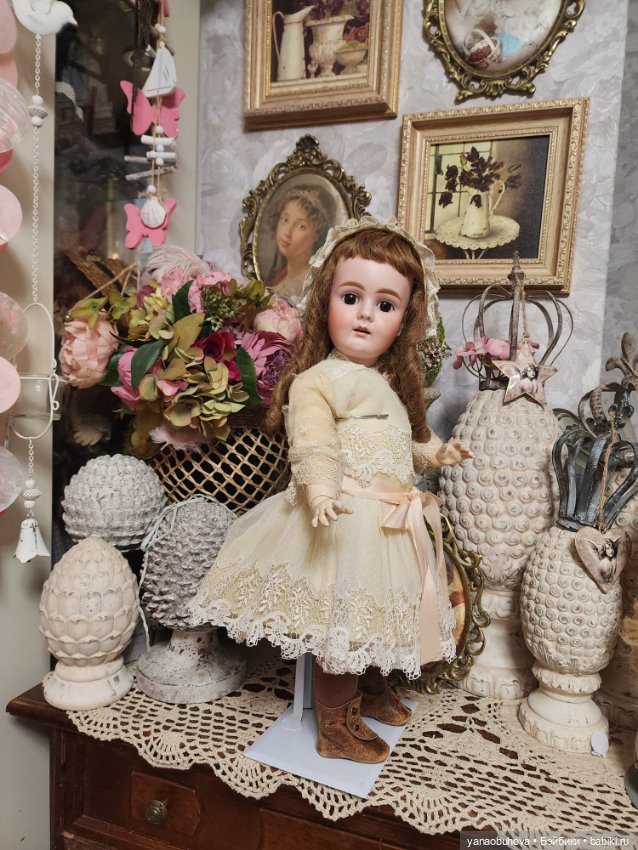 Антикварная ранняя кукла Бар Прошильд 306 на раннем теле с голосовым механизмом (фото 10)