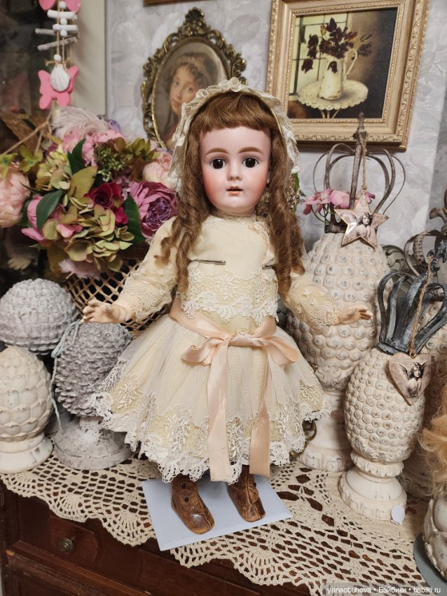 Антикварная ранняя кукла Бар Прошильд 306 на раннем теле с голосовым механизмом (фото 2)
