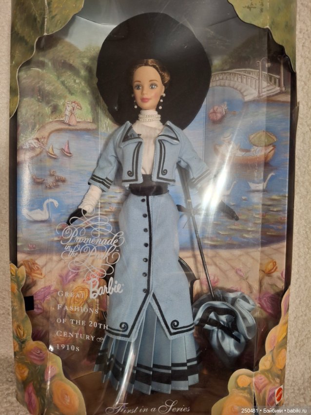 Кукла Barbie Fashions of 20th Century Promenade in The Park (Барби Мода 20-го века Прогулка в парке)