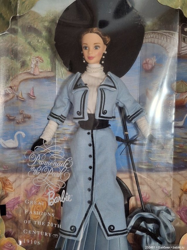 Кукла Barbie Fashions of 20th Century Promenade in The Park (Барби Мода 20-го века Прогулка в парке) (фото 7)