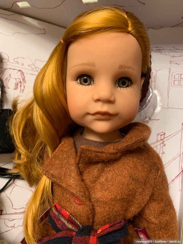 Рыженькая Ханна с собачкой 2018 г. от Gotz (Готц).Новая