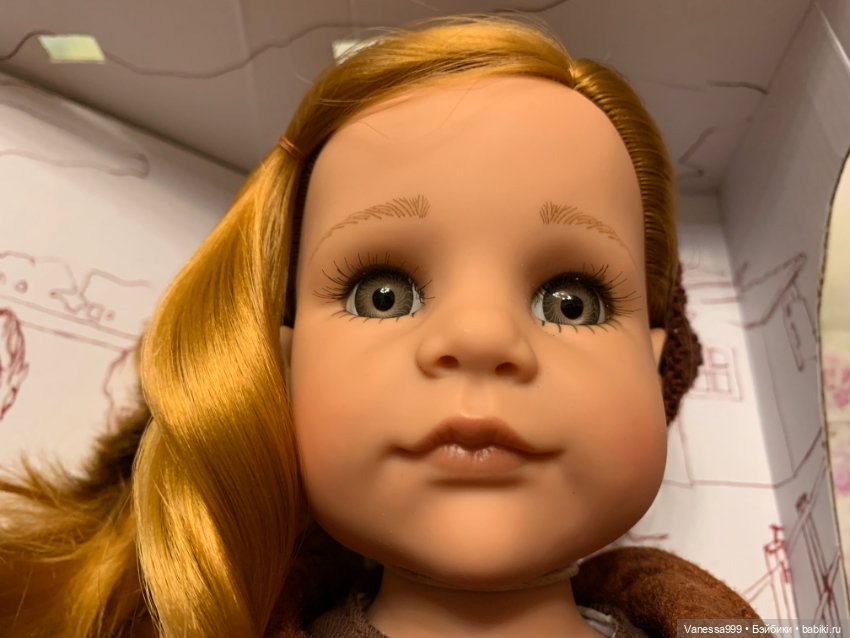 Рыженькая Ханна с собачкой 2018 г. от Gotz (Готц).Новая (фото 10)