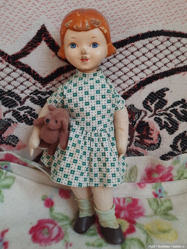Кукла СССР прессопилки — Винтажные куклы и игрушки детства