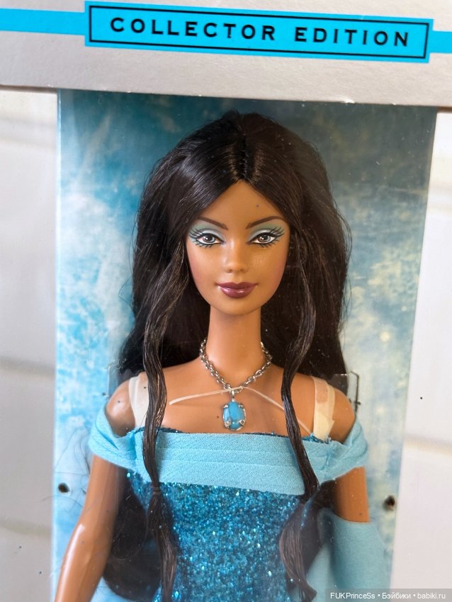 Barbie Birthstone Collection Decembre Turquoise 2002 (Молд Маки) (фото 3)