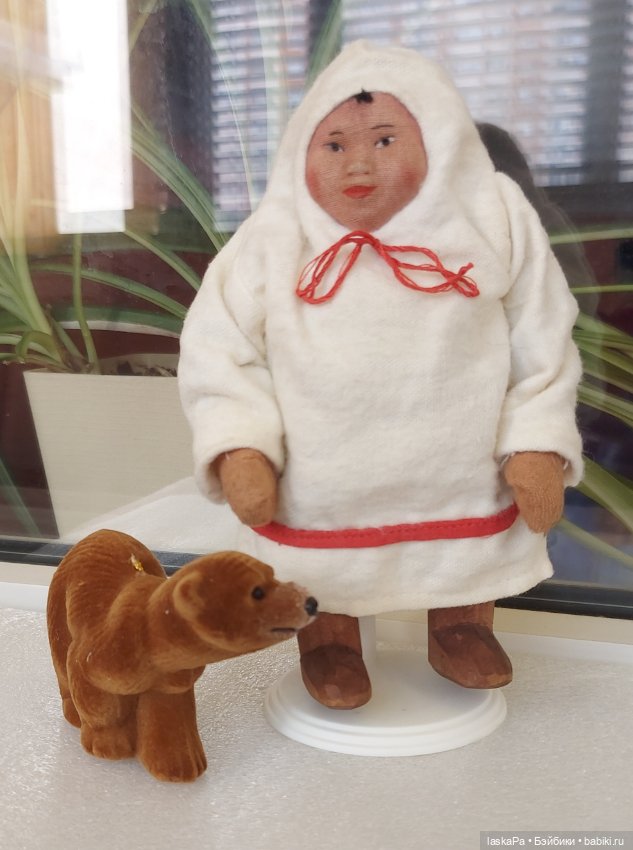 Самоед - кукла артели Всекохудожник (фото 3)